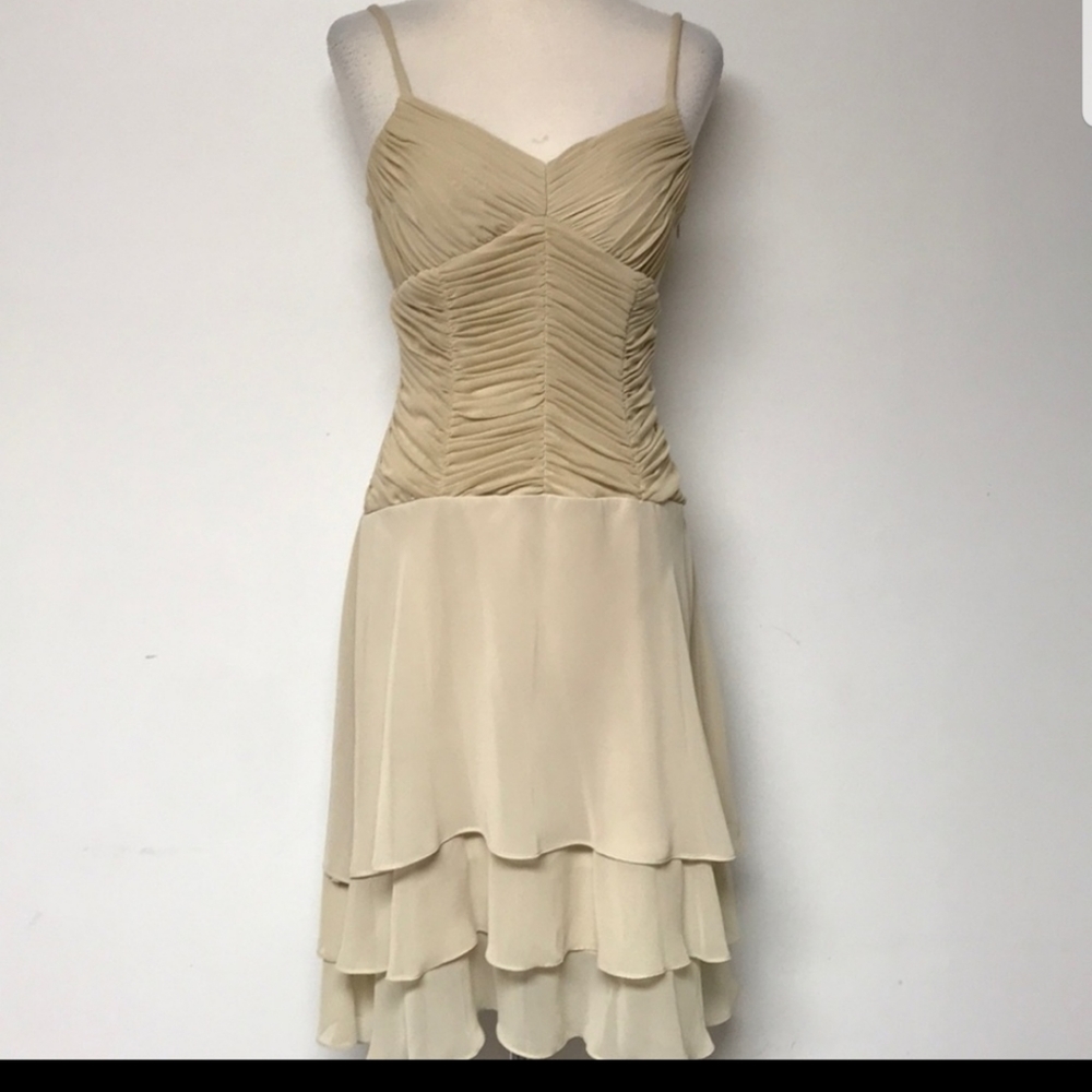 Beige Sangria Cocktail dress
